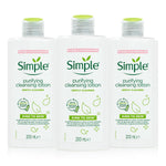 3 X 200ml Kind To Skin Purifying Cleansing Lotion | Set of 3 | White