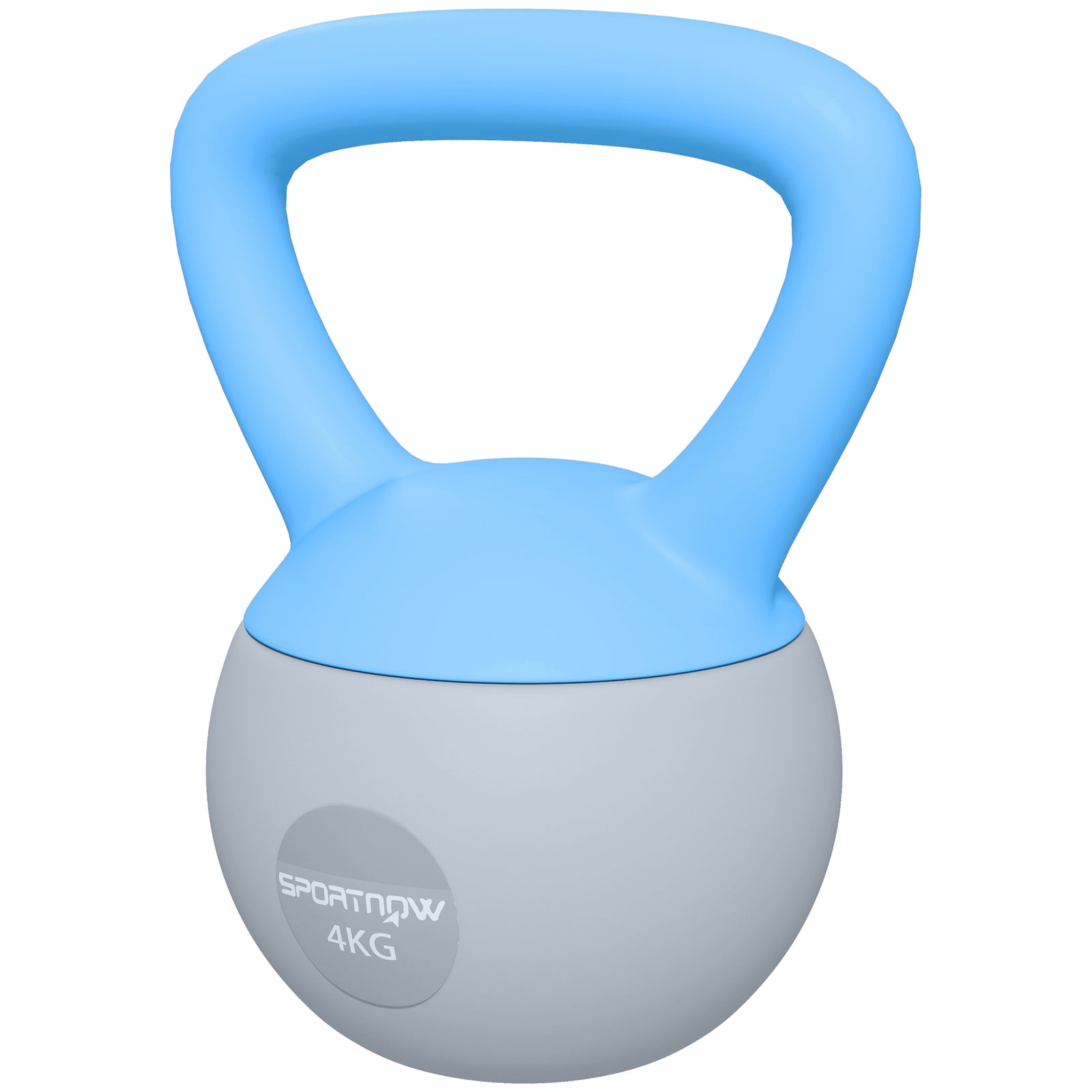 Kettlebell W/ Soft Body, Non-slip Handle | 4kg | Light Blue