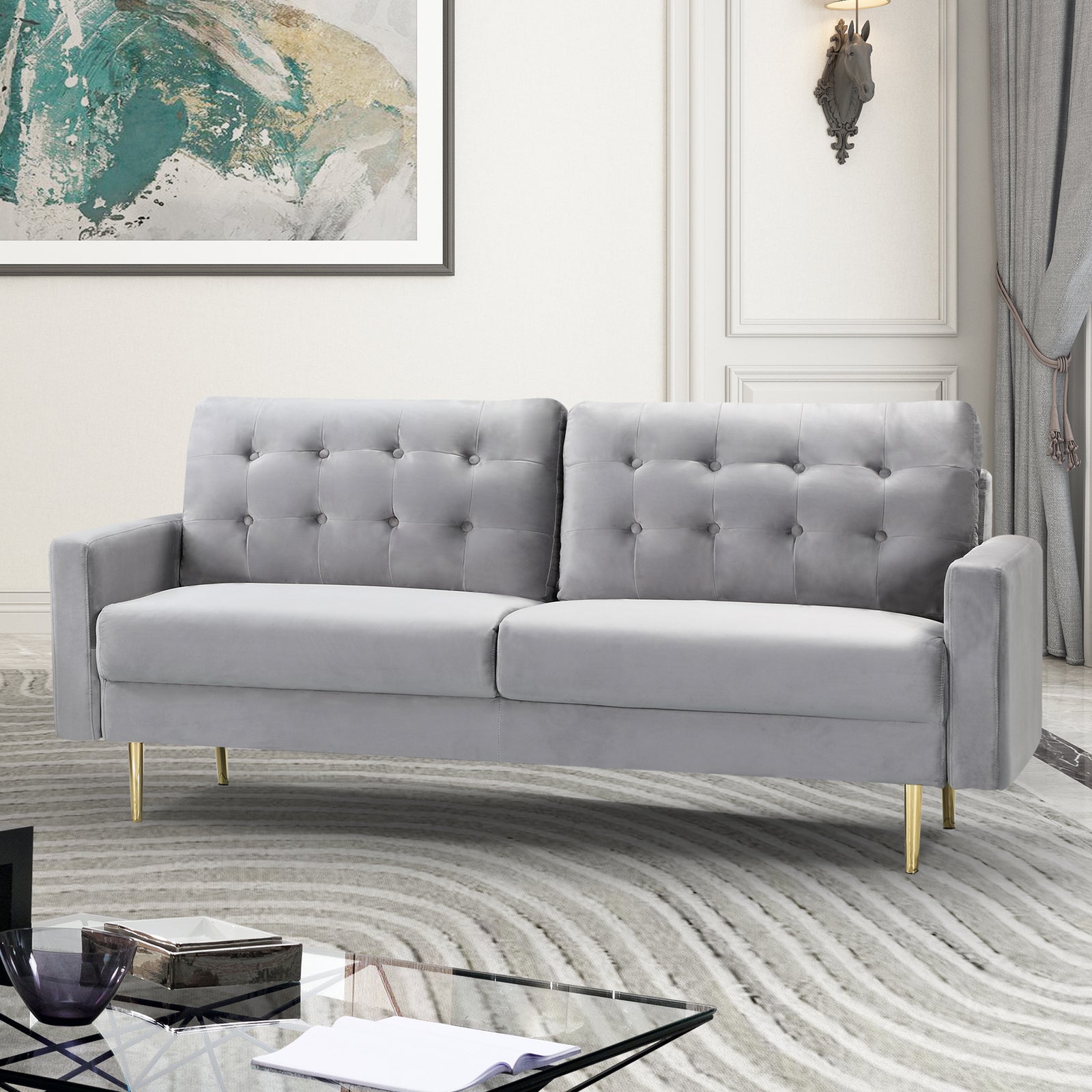 Emerson 3 Seat Sofa | 3 | Gray