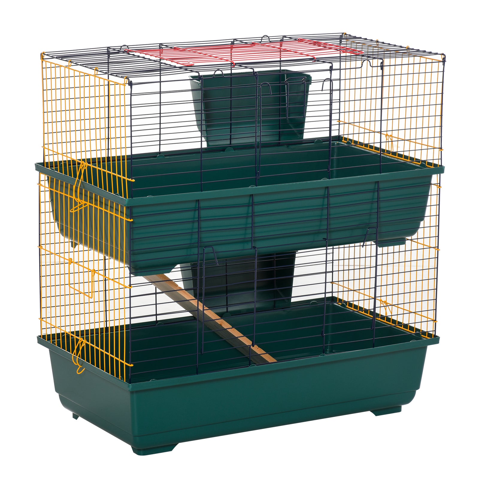 Small Animal Cage Habitat W/ Accessories 2-story Large Pet Play House