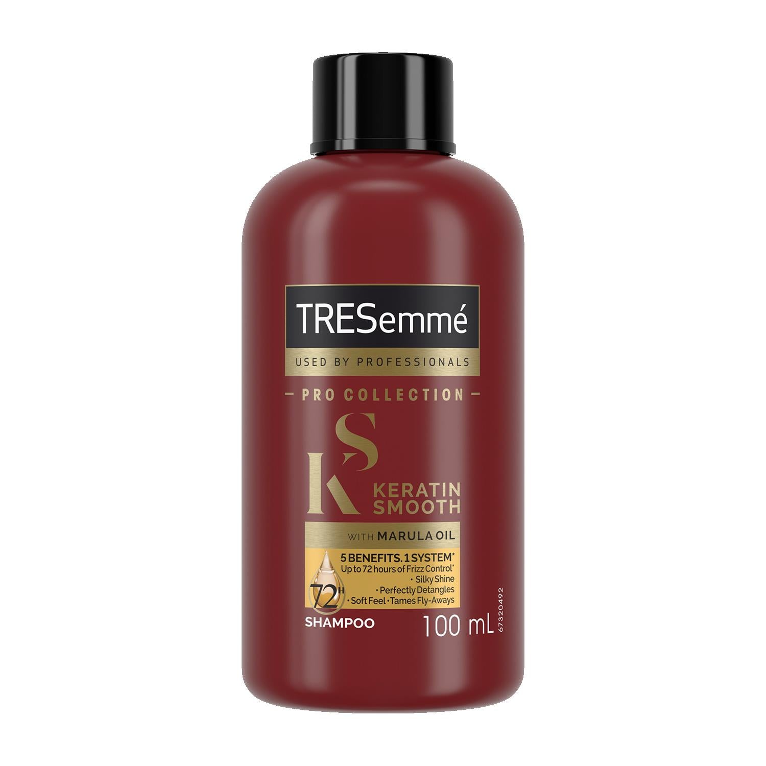 Keratin Smooth Shampoo With Marula Oil For Frizzy Hair 100ml, 6 Pack