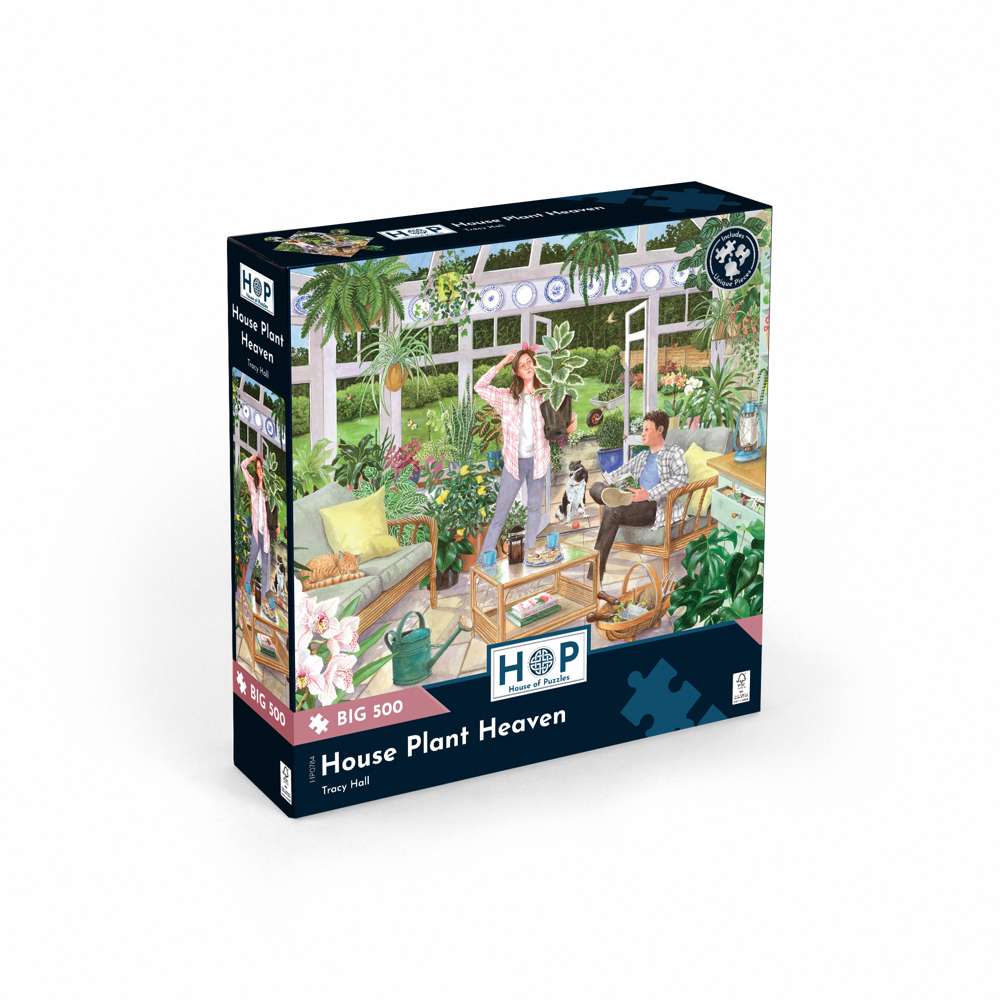 House Plant Heaven - Big 500 Piece Jigsaw Puzzle