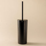 Toilet Brush W/holder Matt Black Free Standing Essentials Collection