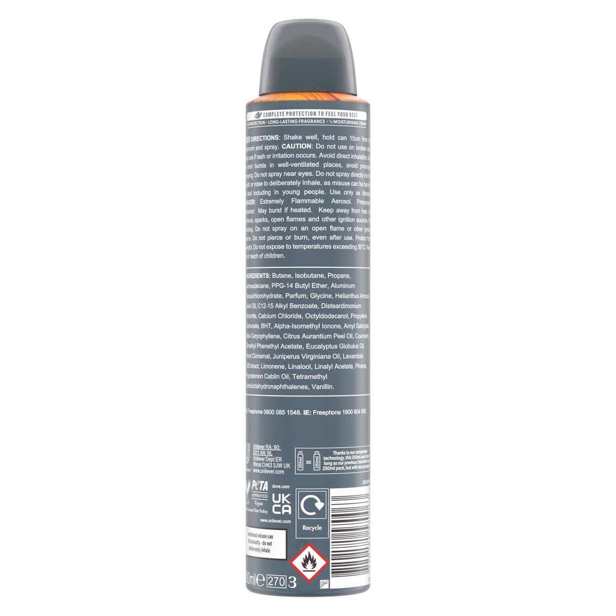 Anti-perspirant Deodorant Spray Sandalwood + Vanilla | Set of 30