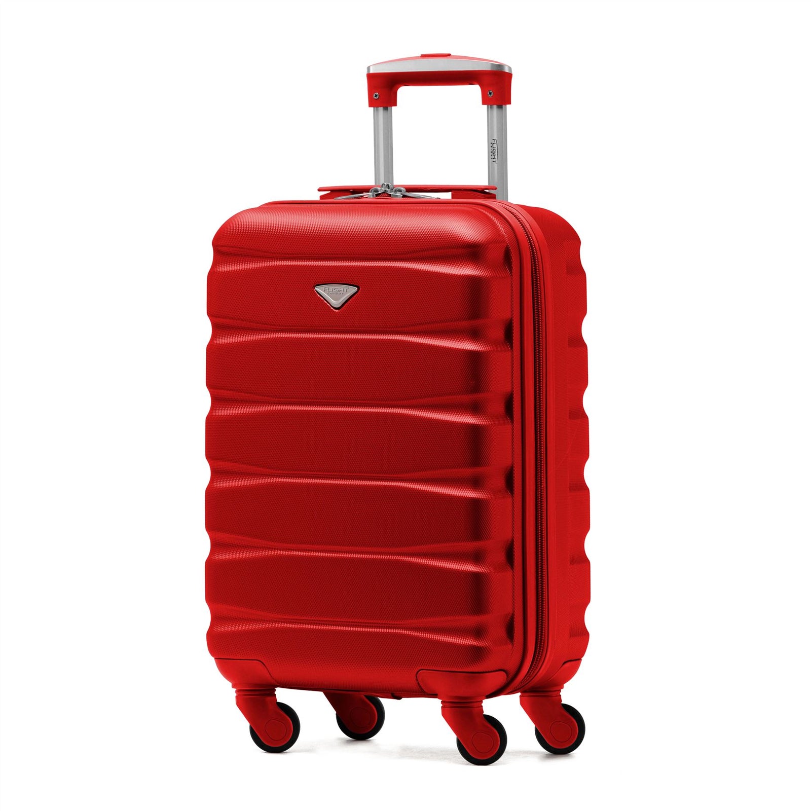 55x35x20cm Cabin Carry On Suitcase Hard Shell Overhead Luggage 100+ Airlines Approved | Cabin | Red