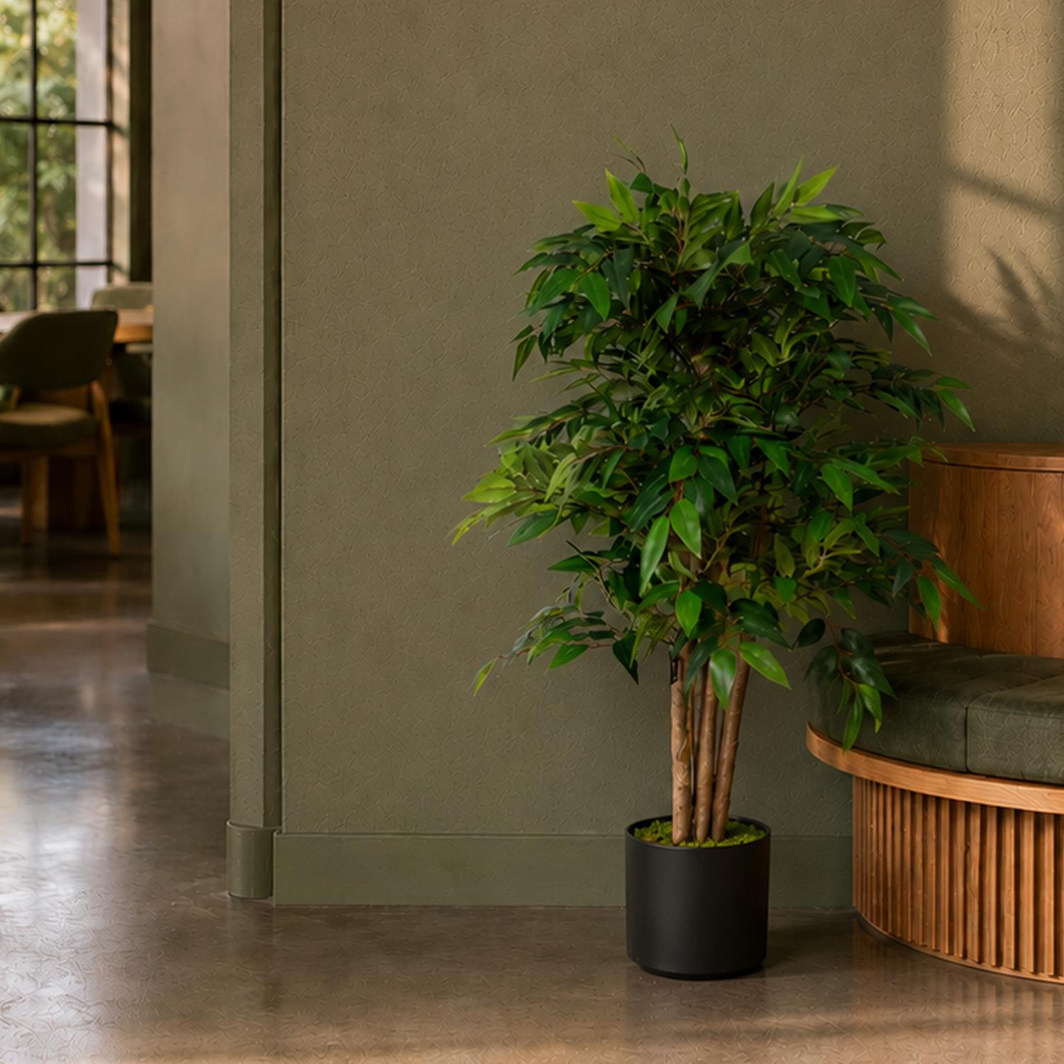 90cm Luxury Smilax Sarsaparilla Artificial Ficus Tree Premium Range