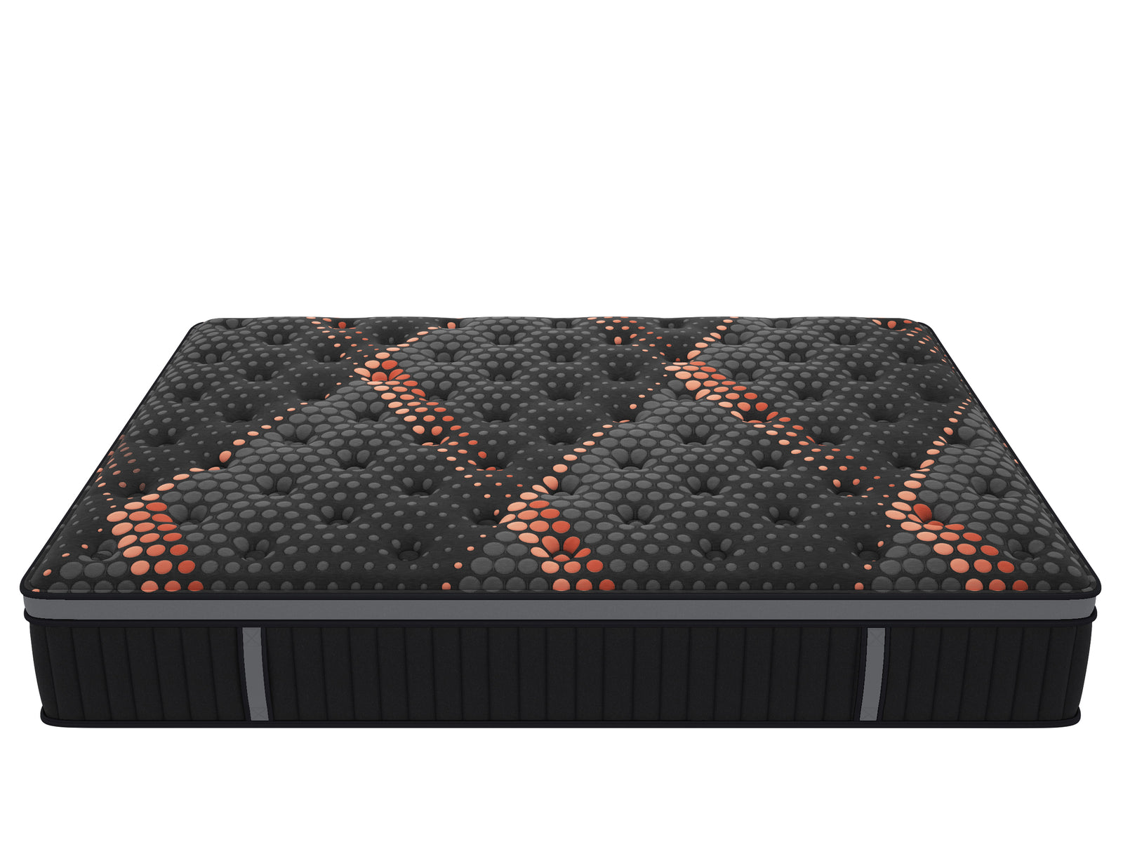 Copper Arthur 2000 Hybrid Memory Mattress | Small Double | Charcoal Black