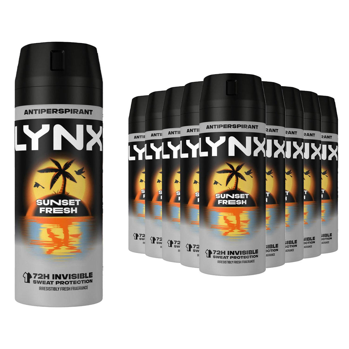 Sunset Fresh Antiperspirant Deodorant Spray 72h Protection | Set of 18