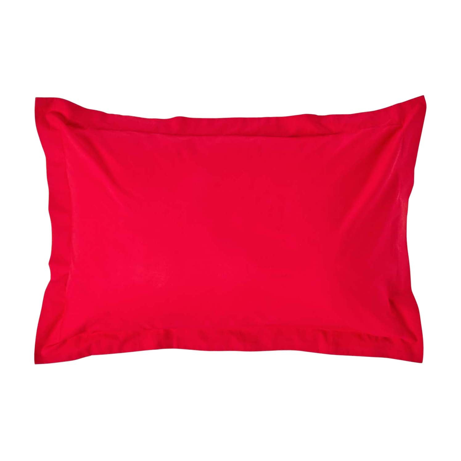 Egyptian Cotton Oxford Pillowcase 200 Tc | 48 x 74cm | Red