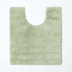 Spa Supreme Luxury Bath Mat | Bath  Pedestal Set | Sage Green