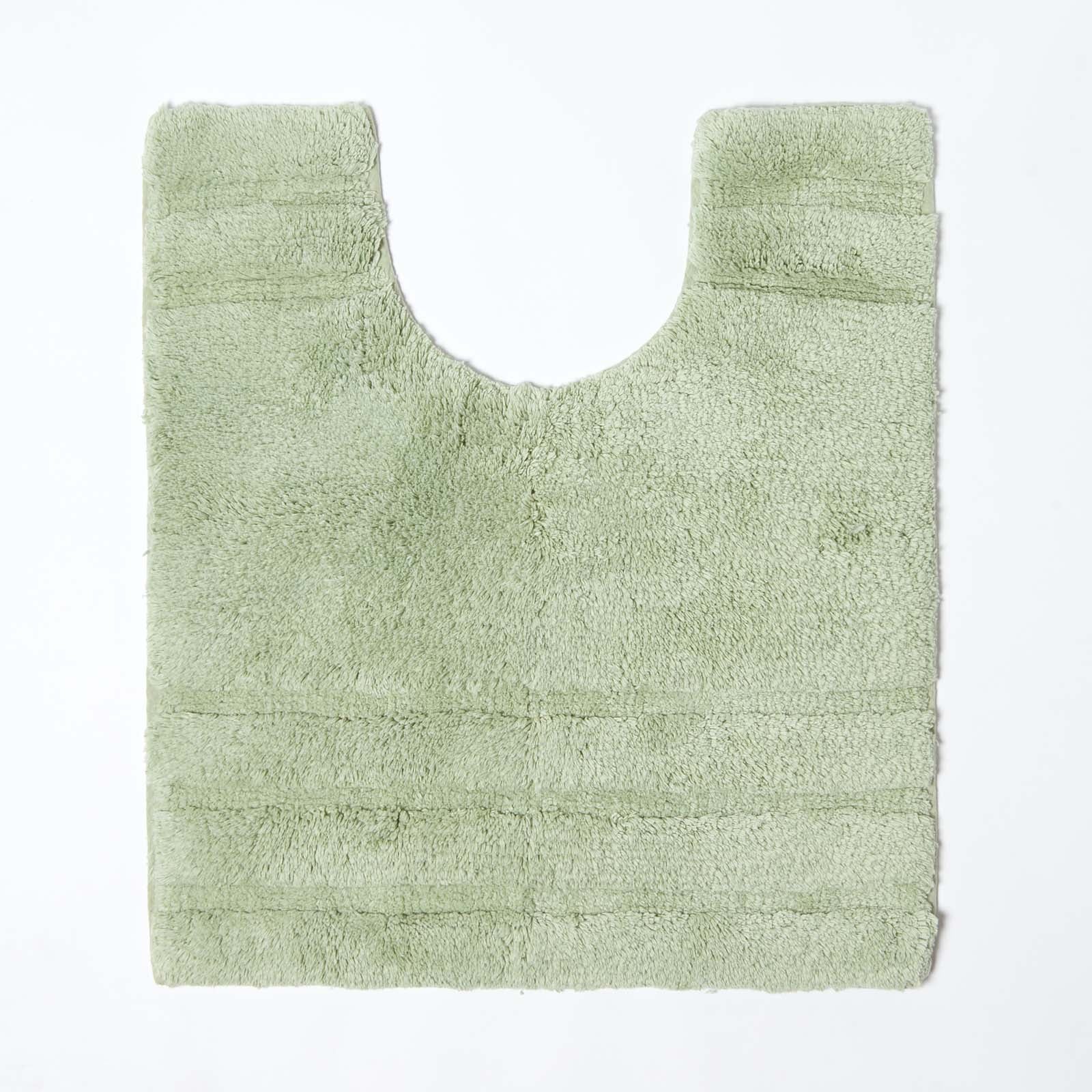 Spa Supreme Luxury Bath Mat | Bath  Pedestal Set | Sage Green