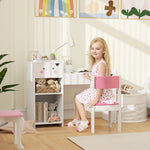 Aiyaplay Kids Desk And Chair Set, Toddler Table And Chair Set, Rabbit Themed