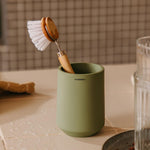 Toothbrush Holder Big & Durable Polyresin Saona Collection | Tangerine