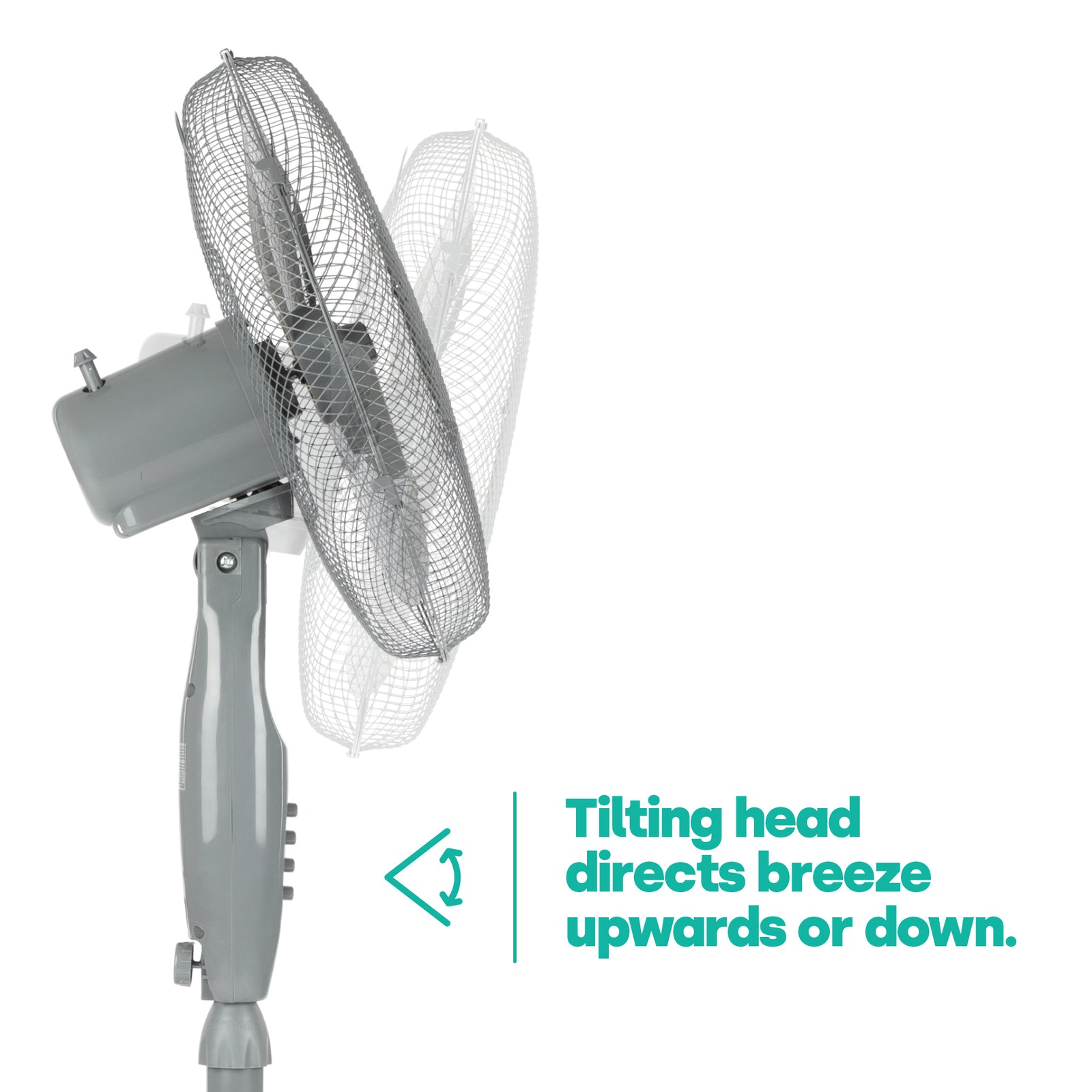 16" Pedestal Fan - Grey