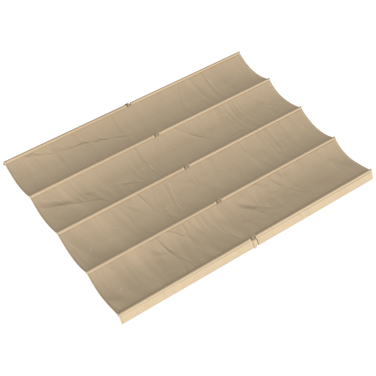 Retractable Pergola Canopy Only For 4 X 3 M Pergola | Khaki