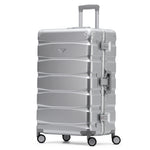 31" Large Check In Suitcase - Aluminium Frame/abs Body 20kg+ Check In Hold Luggage | Large | Silver