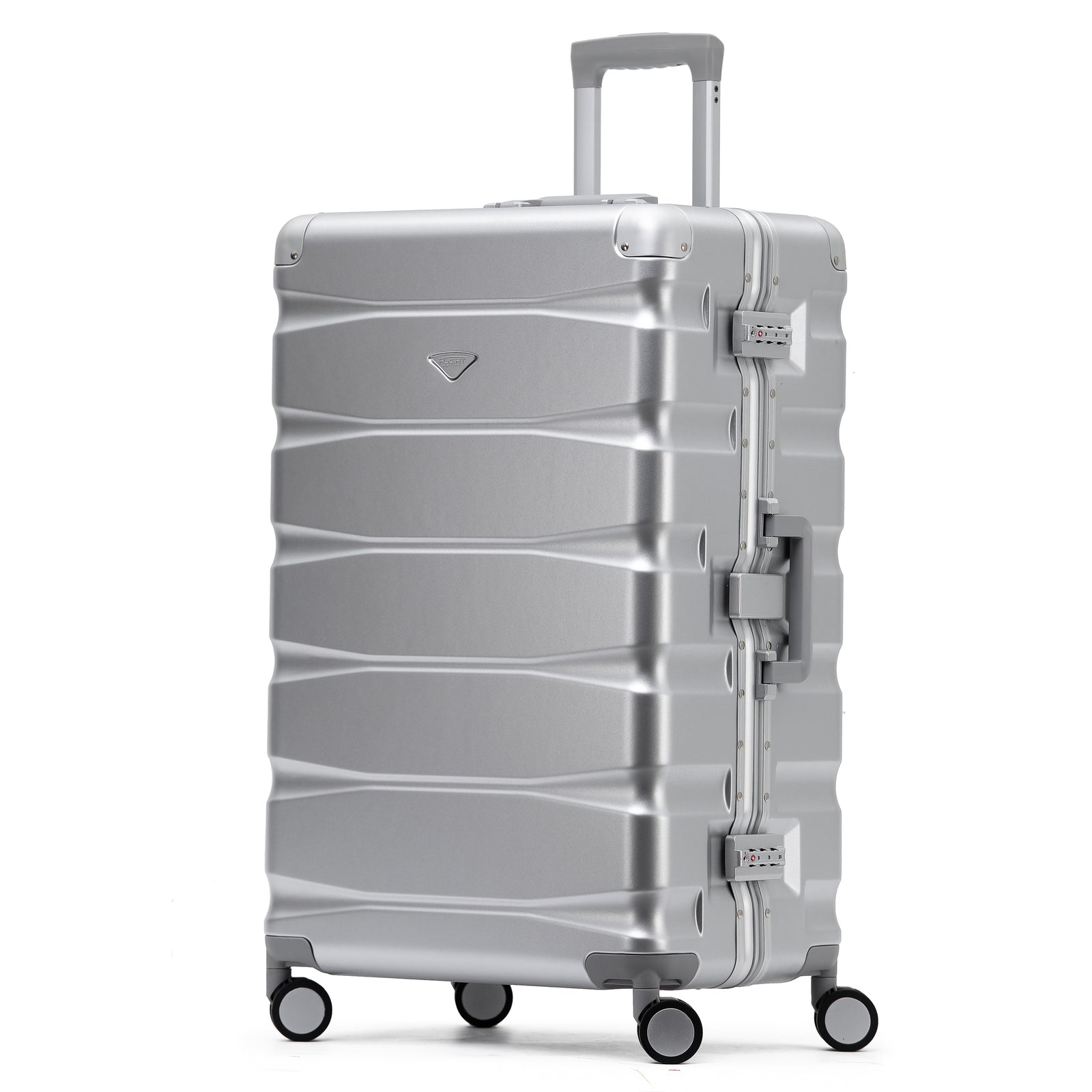 31" Large Check In Suitcase - Aluminium Frame/abs Body 20kg+ Check In Hold Luggage | Large | Silver