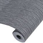 Lifeideas Plain 3d Striped Linen Textured Non-woven Wallpaper