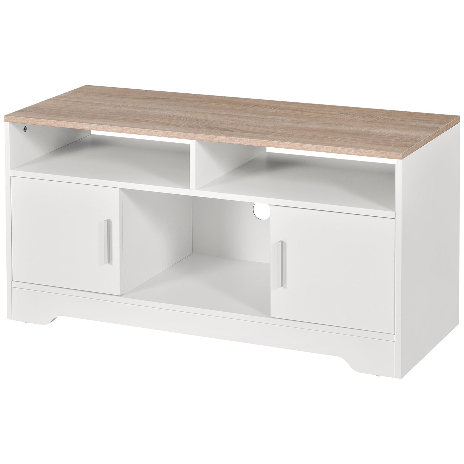 Home Office Tv Stand Storage W/ Cabinets