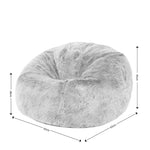 Kids Faux Fur Bean Bag Chair | Blue