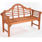 Lutyens Style Acacia Garden Bench | Natural