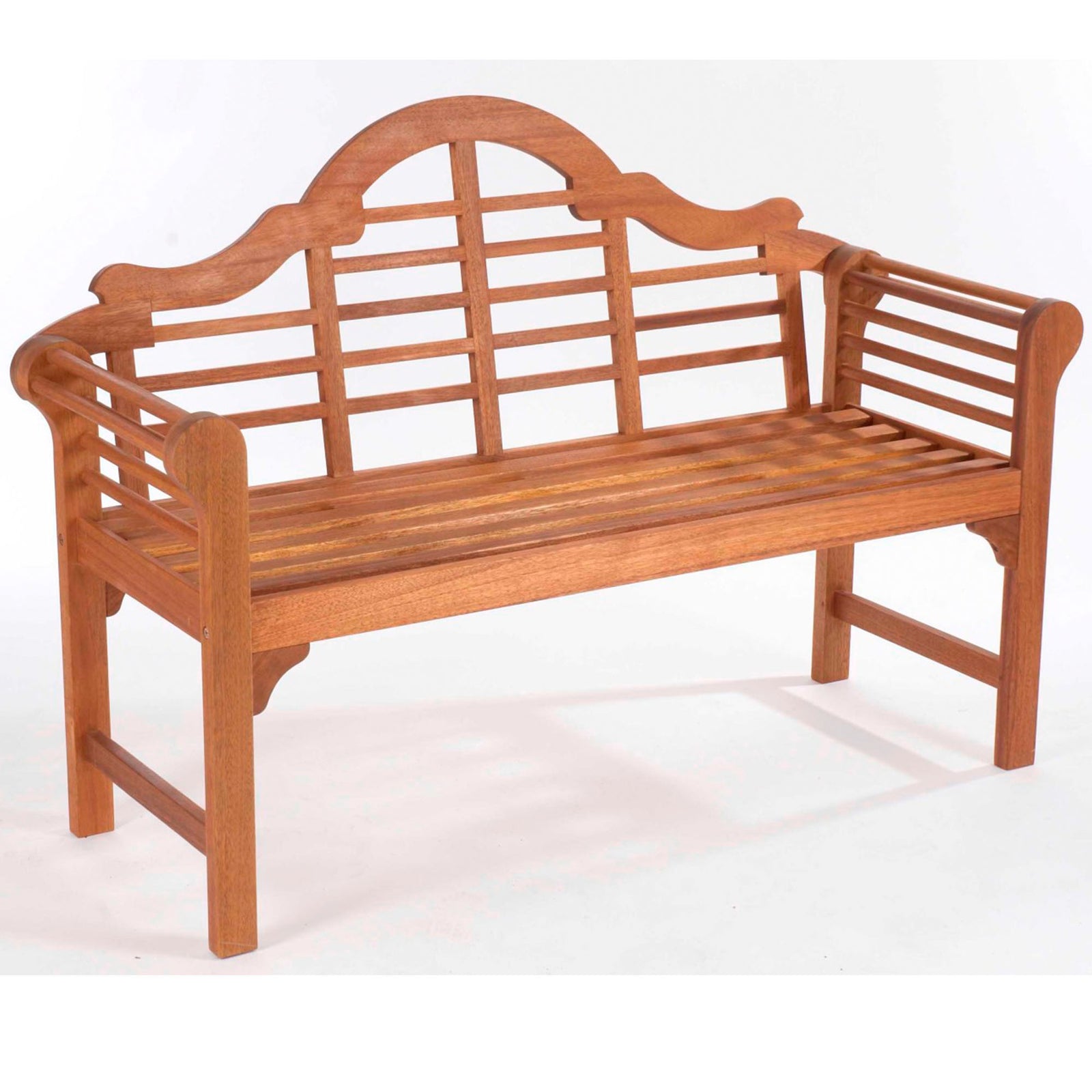 Lutyens Style Acacia Garden Bench | Natural