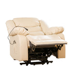 Brooklyn Electric Riser Recliner With Massage And Heat | Cream