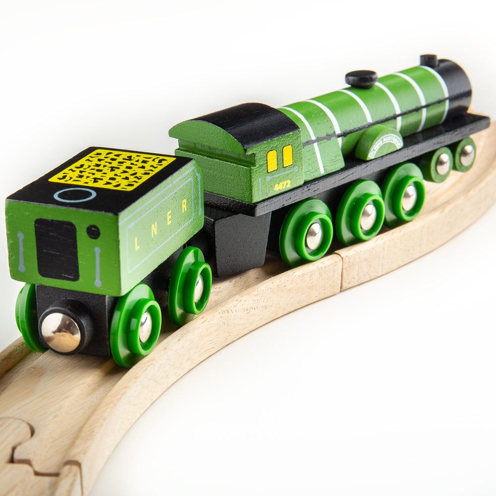 Wooden Replica of the Flying Scotsman Train Engine