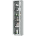 Tall Bathroom Storage Cabinet, 6-tier Bathroom Cabinet | Blue