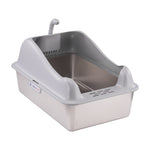 Large Stainless Steel Cat Litter Box