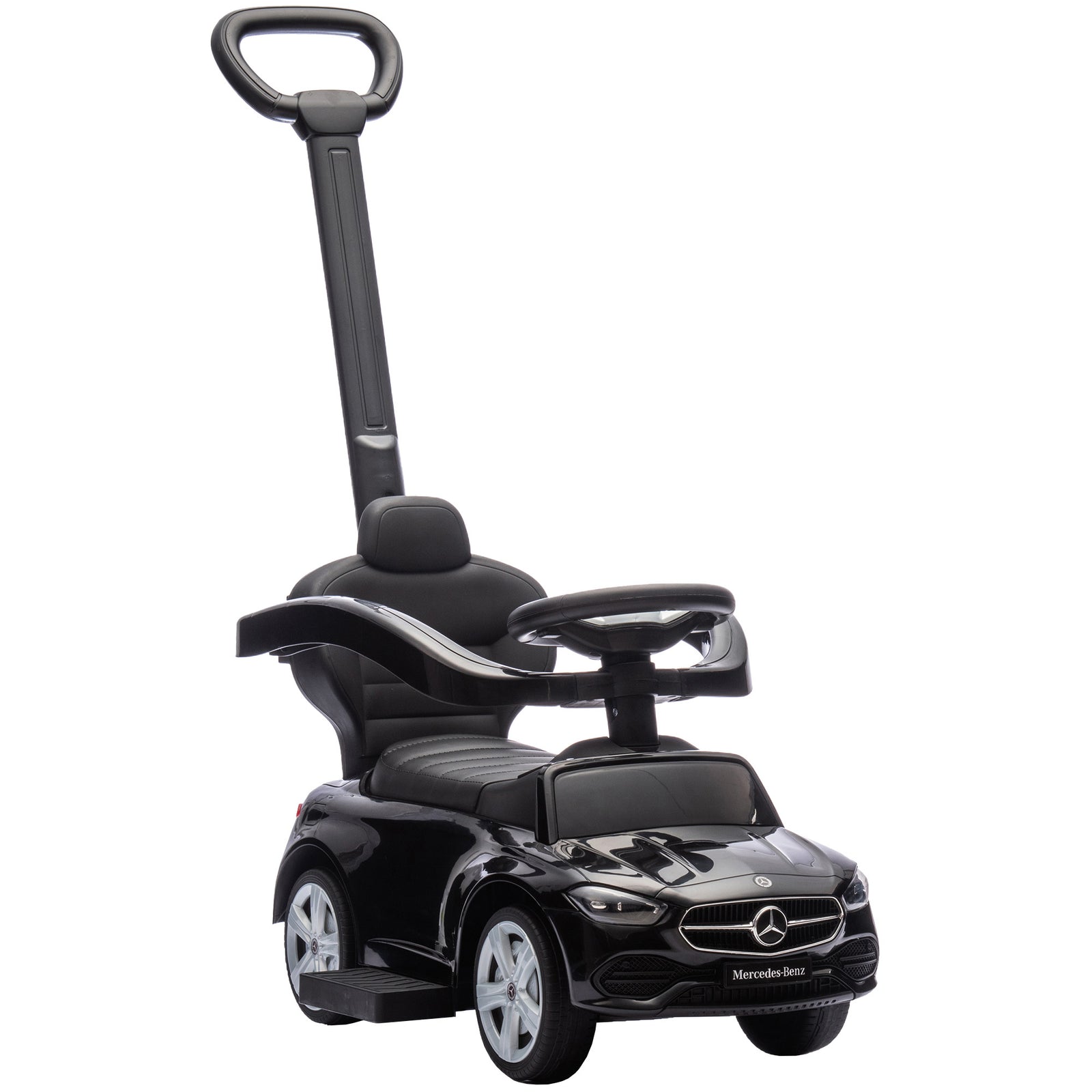 AIYAPLAY 2 In 1 Baby Ride On Push Car Mercedes-benz C-class Licensed