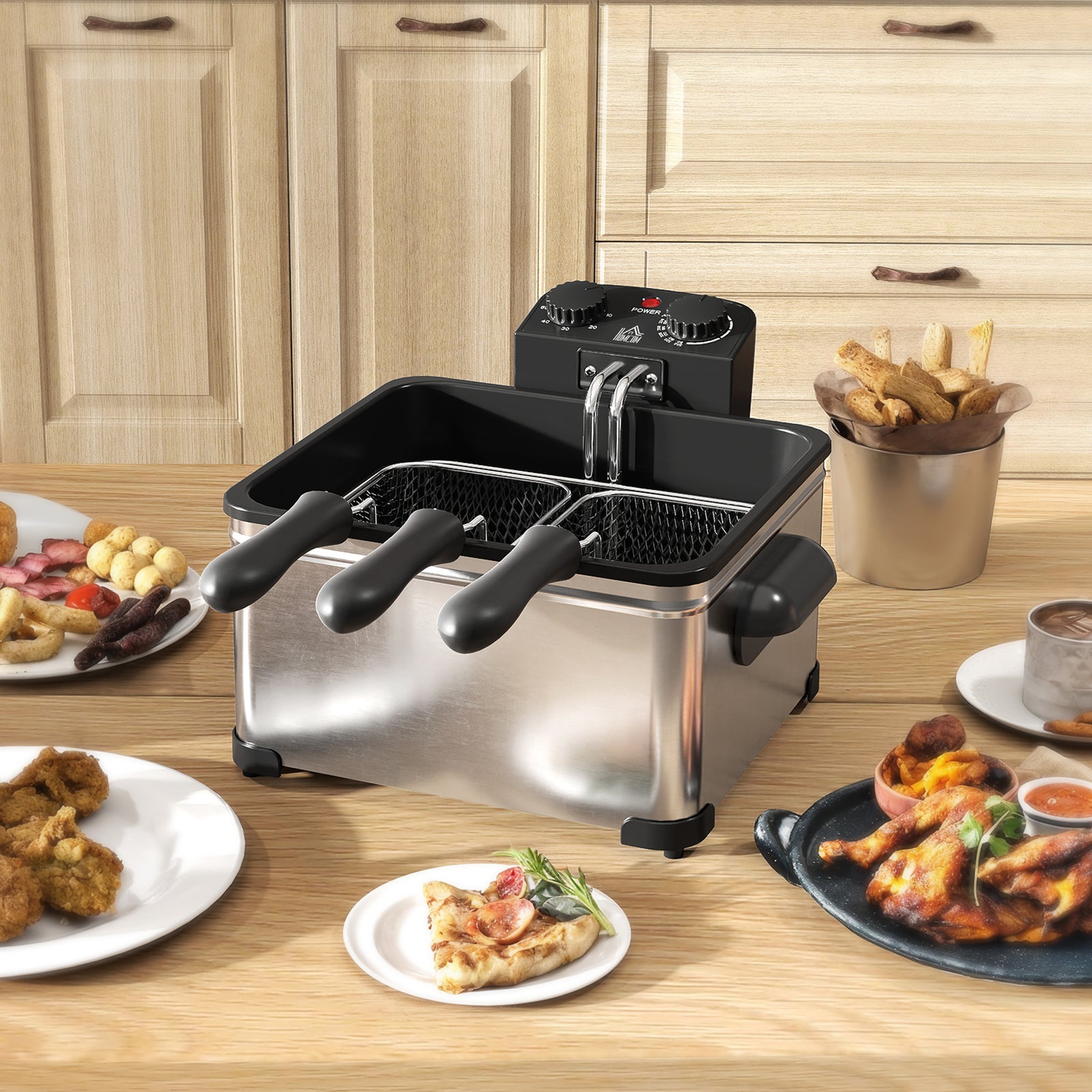 5l Deep Fryer, Removable Basket