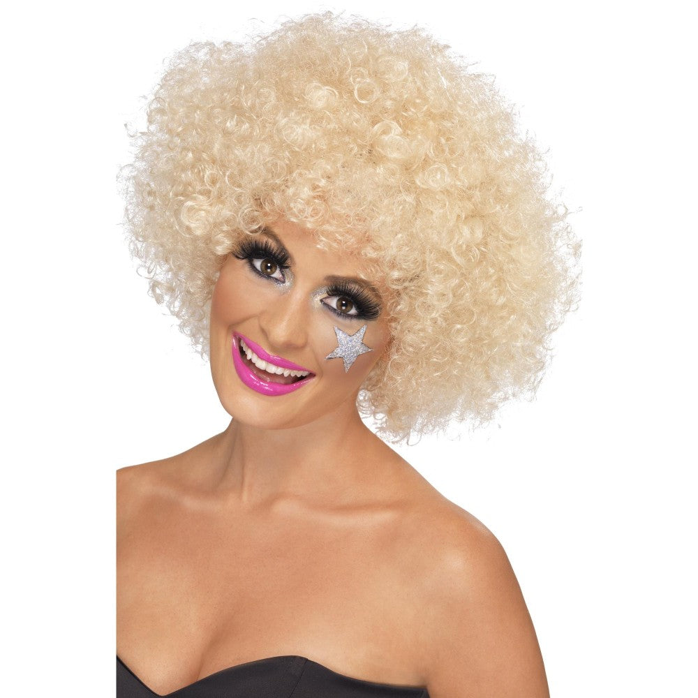 70s Funky Afro Wig | Blonde
