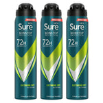 Men Anti-perspirant 72h Nonstop Protection Extreme Dry Deodorant, 3pk, 250ml | 3
