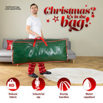 Hillington Xmas Tree Storage Bag 7ft Green Water Resistant