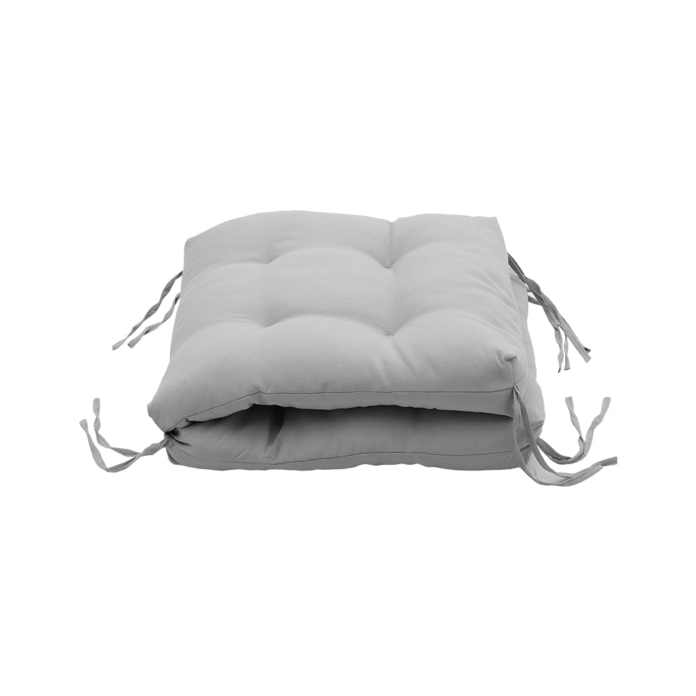 Lawn Chair Cushion Deep Seat For Indoor And Outdoor Furniture | Light Grey