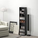 260/640 Cd 120/360 Dvd Storage Tower W/ 9/18 Compartments | Small | Black