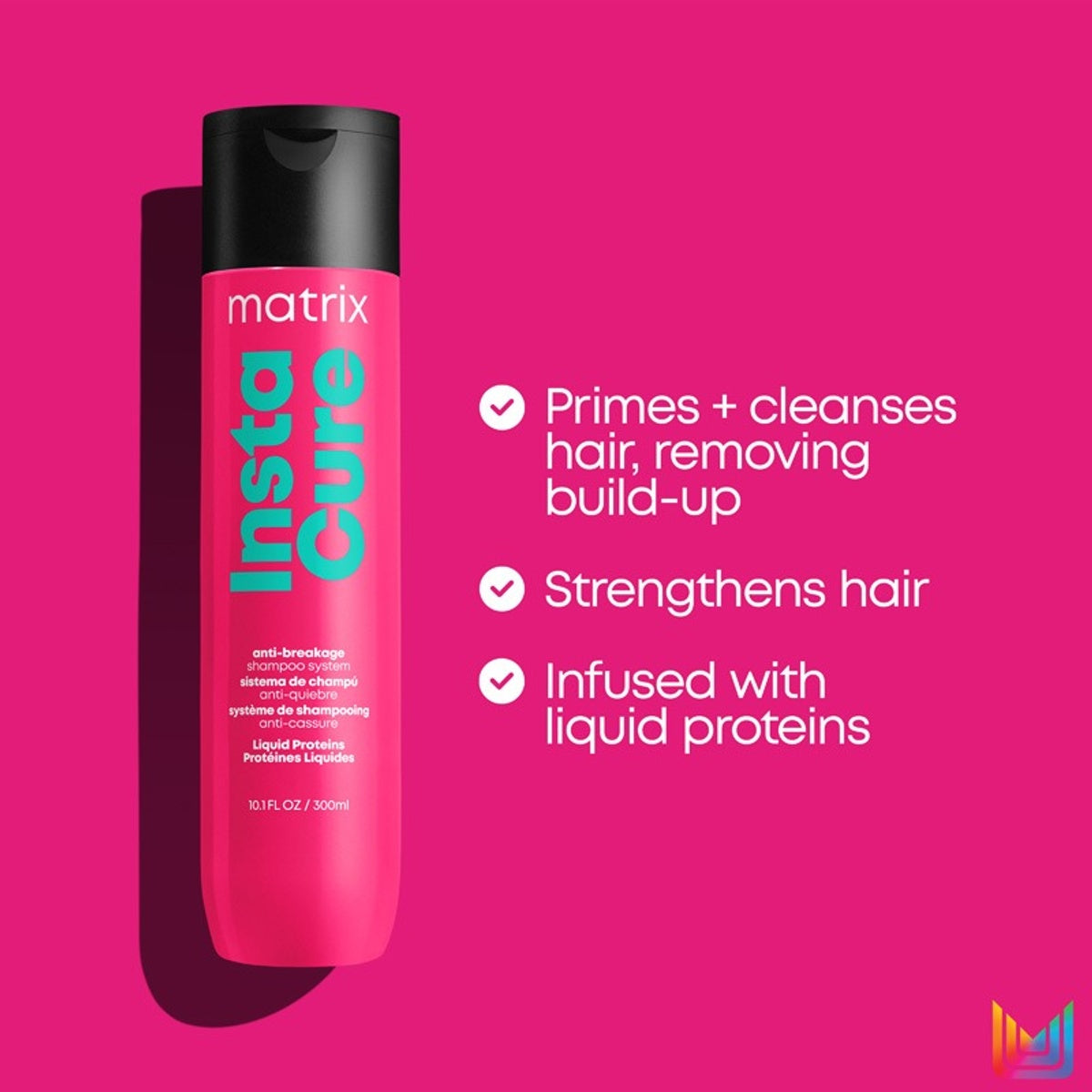 Instacure Anti-breakage Shampoo 300ml & Conditioner 300ml