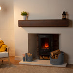 Livivo 3 Piece Fireplace Log & Kindling Storage Bucket Set