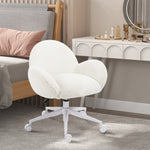 Fluffy Leisure Chair W/ Armrest | Cream
