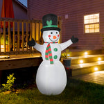 6.5ft Inflatable Snowman Xmas Airblown Holiday Decoration