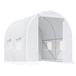 Garden Greenhouse Polytunnel 2.5lx2w M
