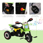 Toddler Pedal Tricycle Ride-on Learning Music Lights 18-36 Months | Green