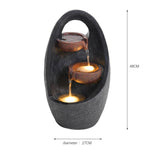 Outdoor Creative Egg Shape Water Feature Fountain Electric