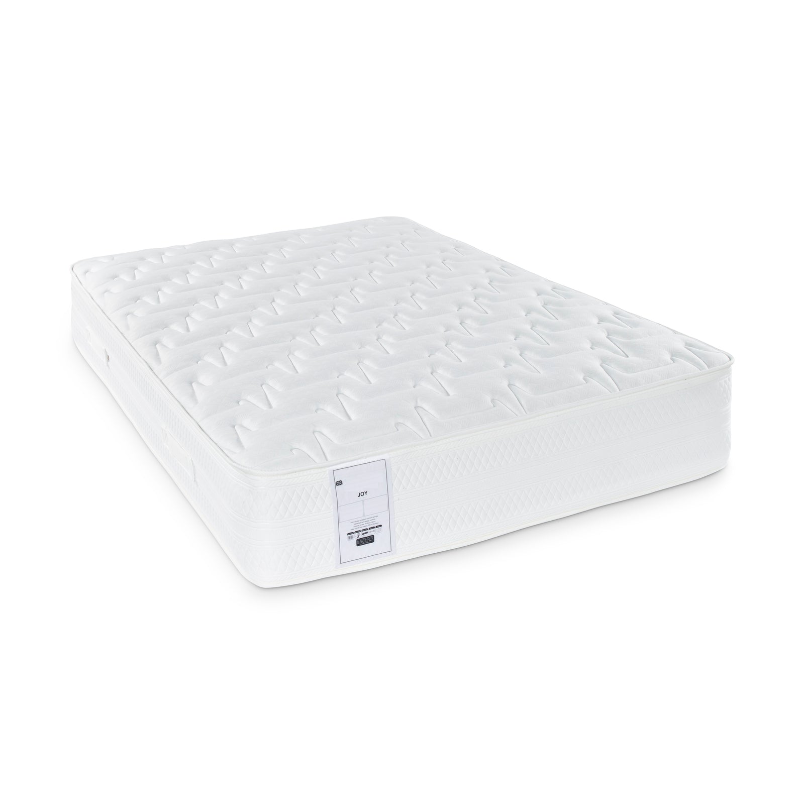 Joy 2000 Pocket Sprung Memory Foam Mattress | Small Double | White