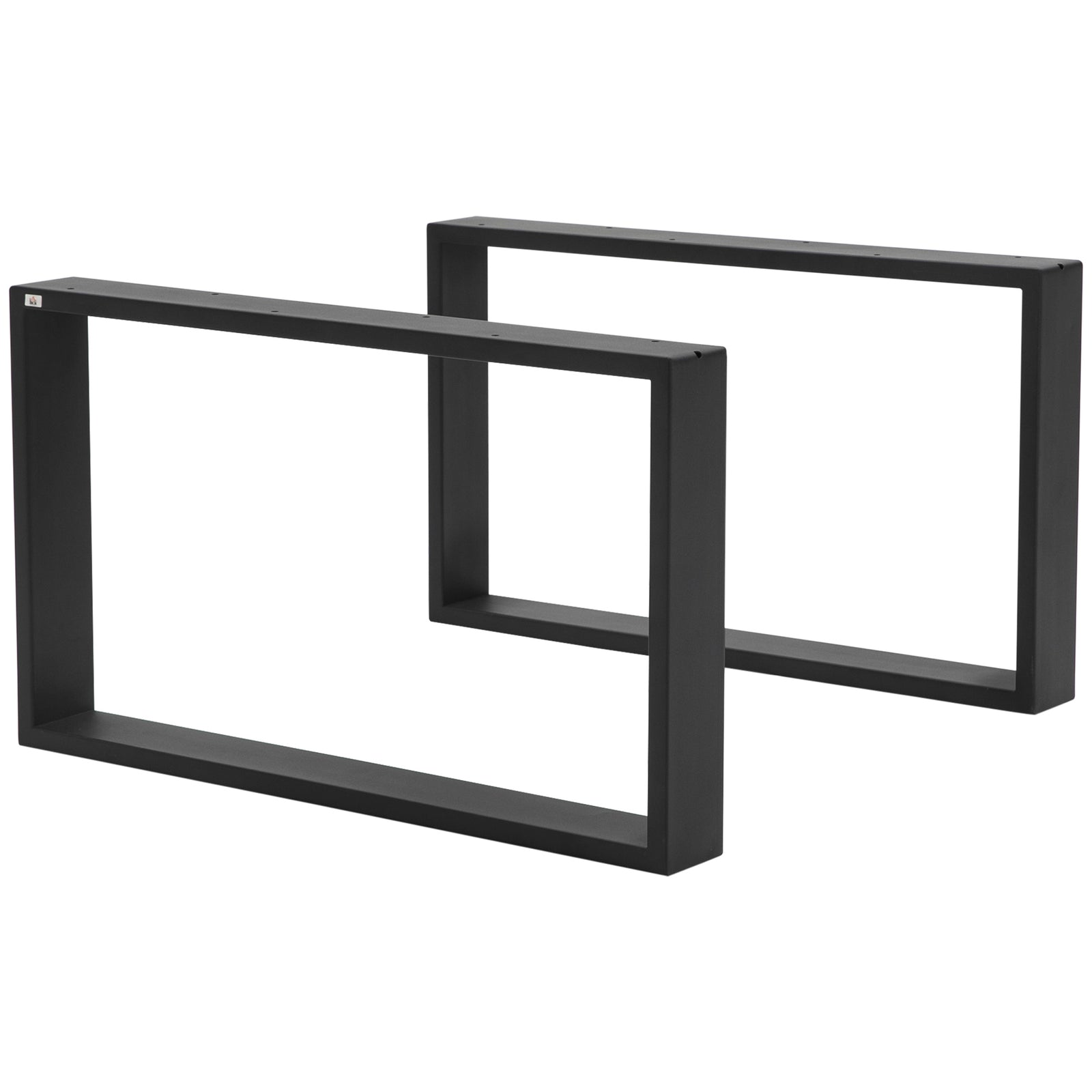 HOMCOM Square Table Legs Set With Screws And Foot Pad