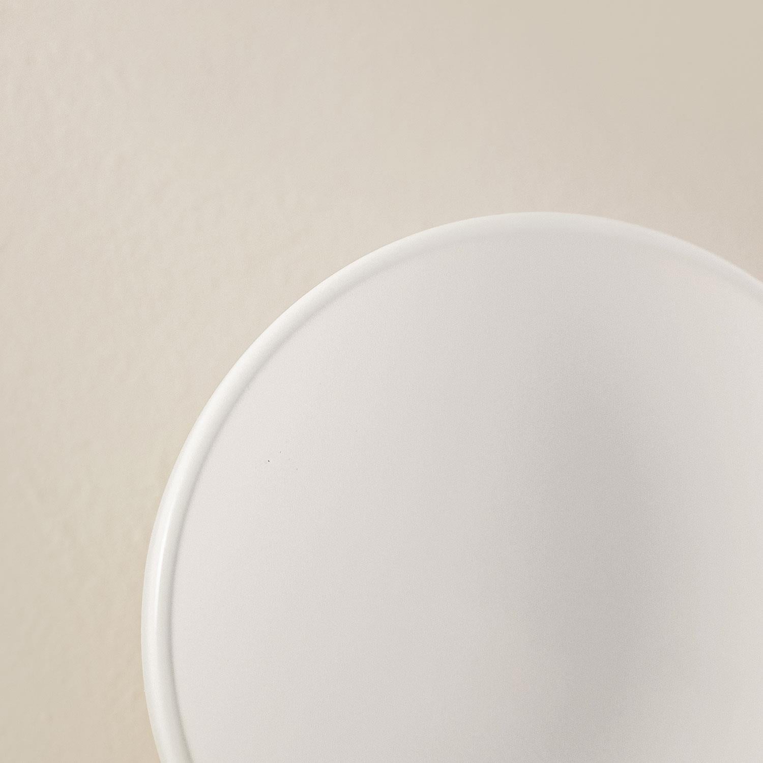 Towel Hook, Coat Hook, Round Handle, Round Knob, White, Geyser Collection