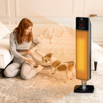 Ceramic Tower Heater With Remote Control 8h Timer