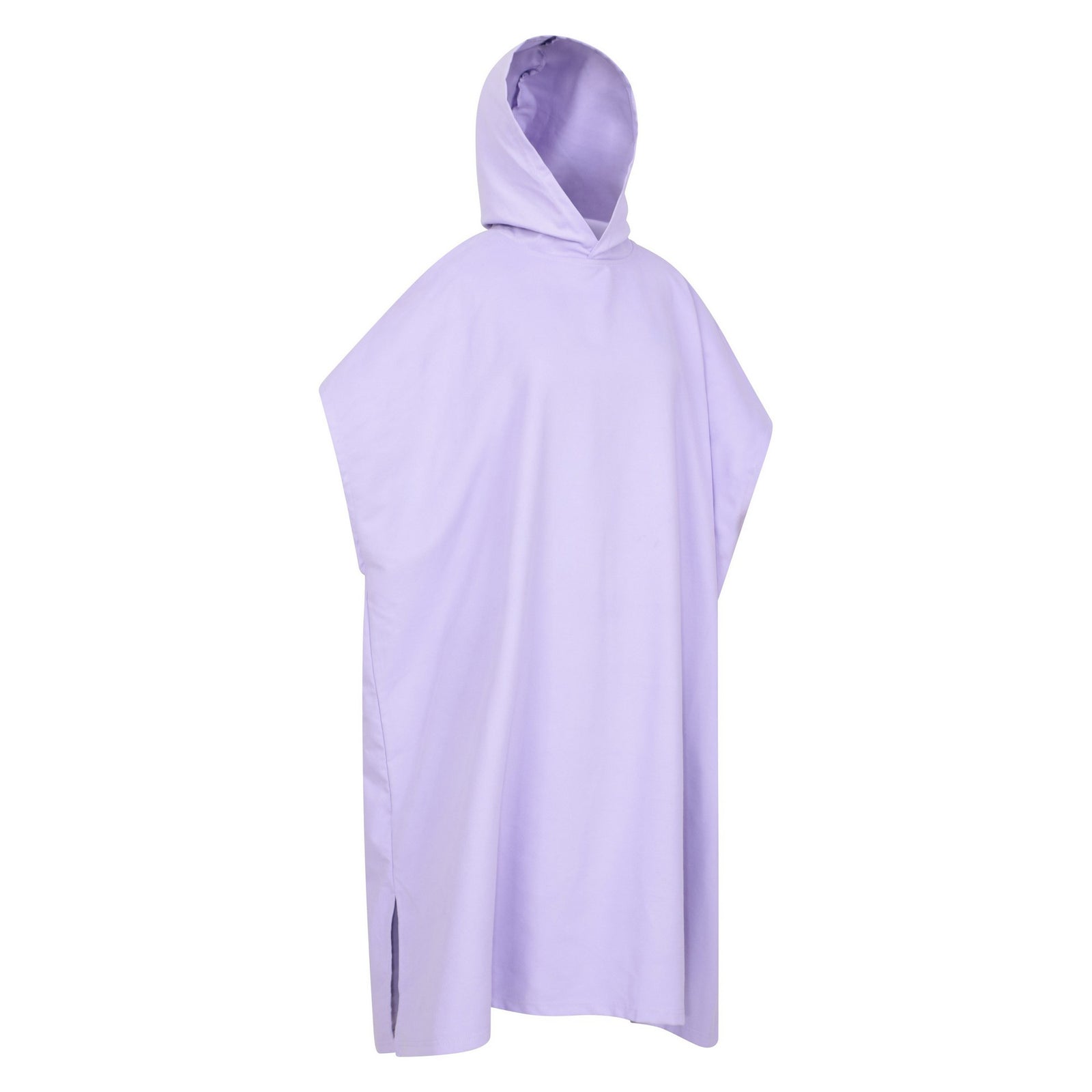Womens/ladies Lagoon Microfibre Poncho | One Size | Purple