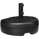 Half Round Patio Umbrella Base For 3.8 Cm Or 4.8 Cm Pole